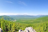 Панорама Баргузинская долина вид с пер. Рыхловского